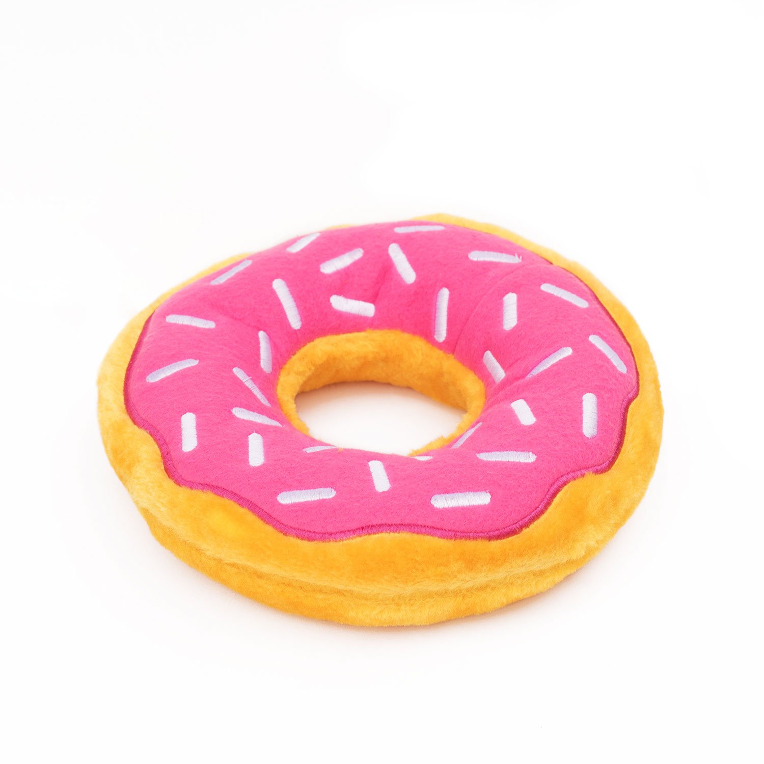 Pet Supplies : ZippyPaws - Jumbo Donutz - Strawberry